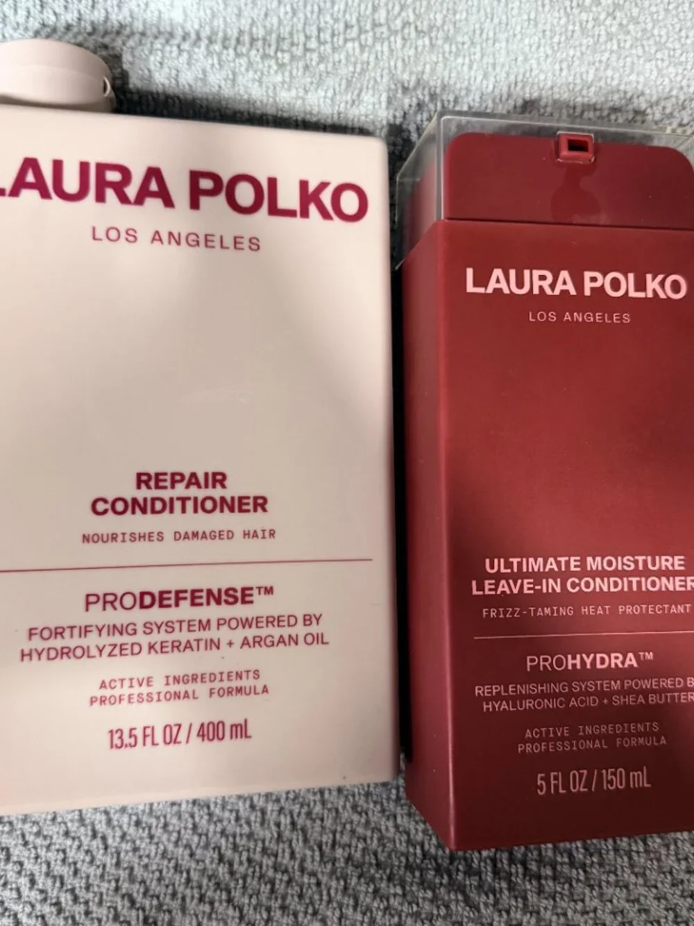 Laura Polko Hair Repair Conditioner 13.5 oz and Leave In Conditioner 5 oz Duo